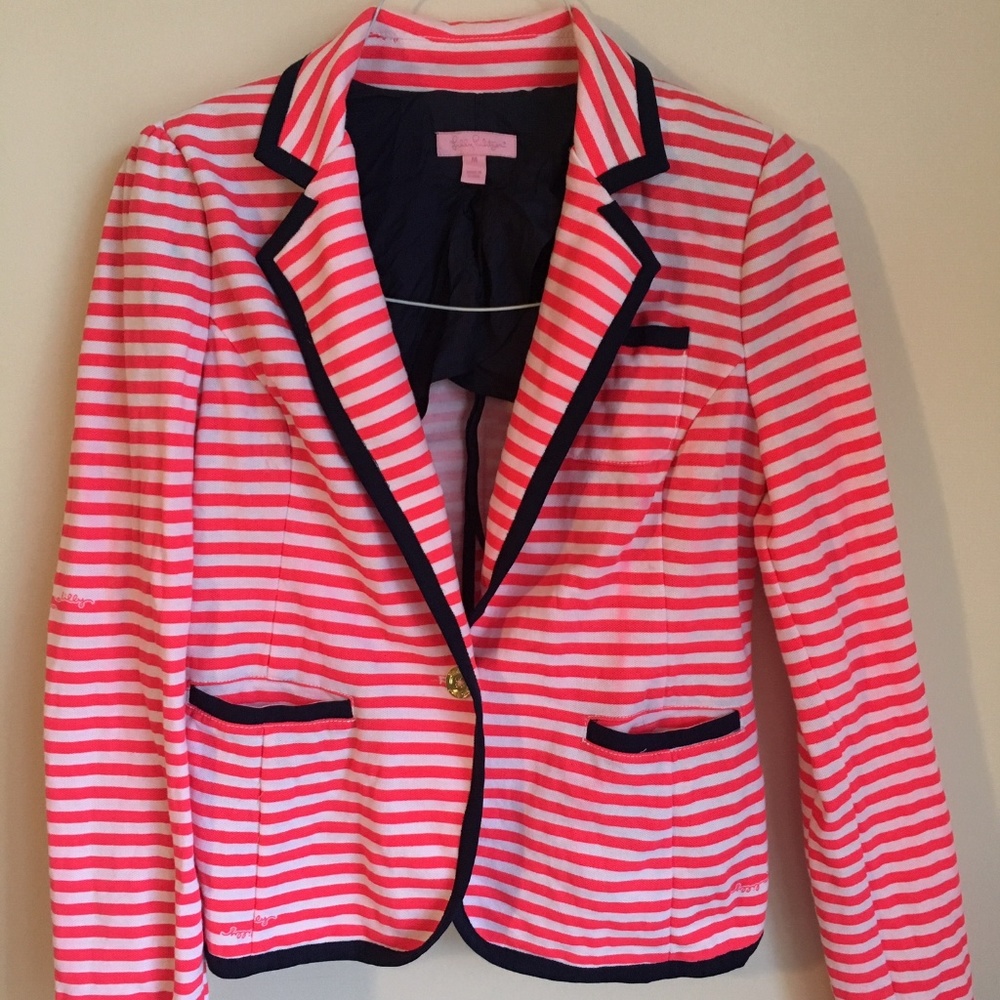 Lilly Pulitzer Striped Blazer size Medium